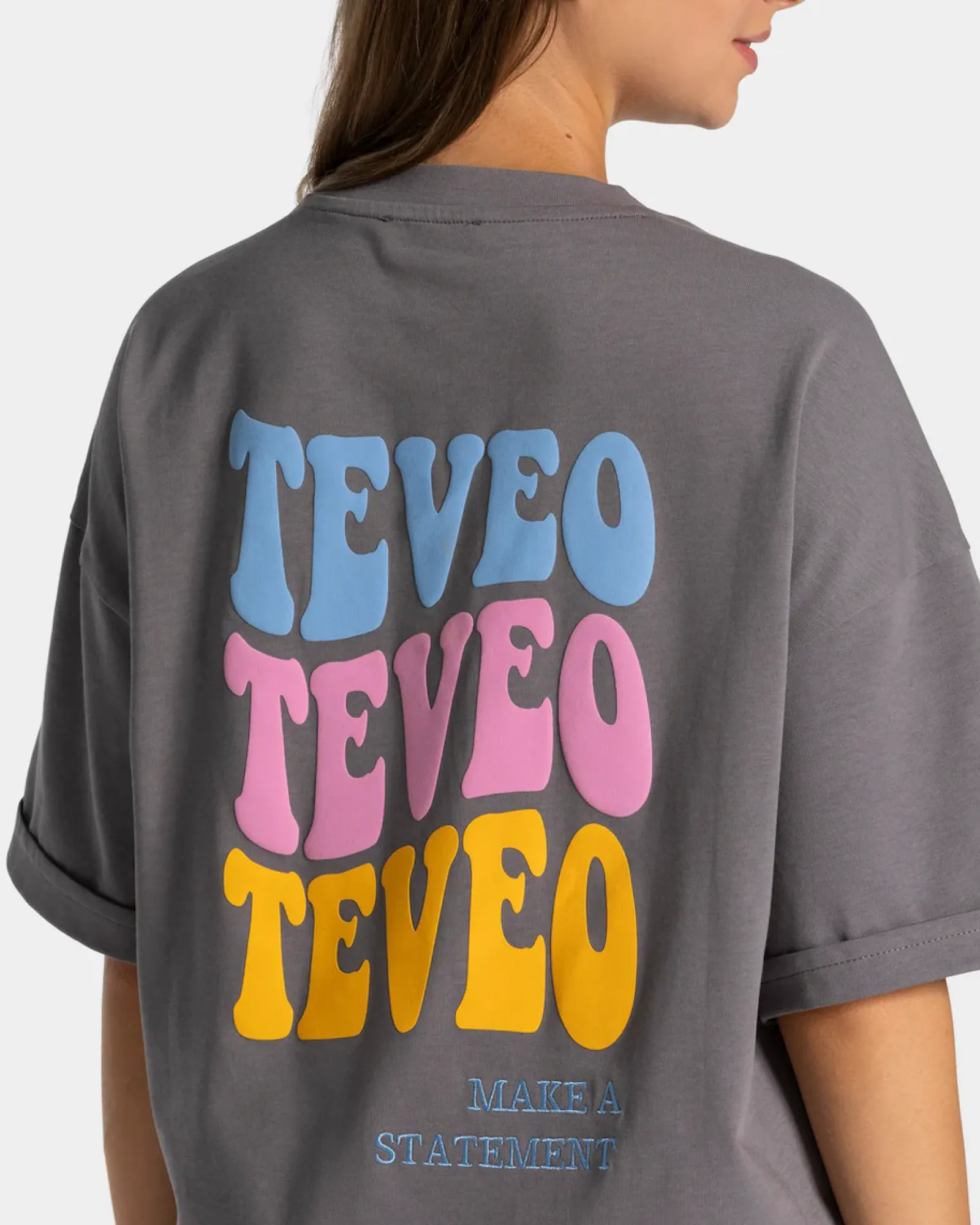 TEVEO Candy Oversized T-Shirt " ">Frau T-Shirts