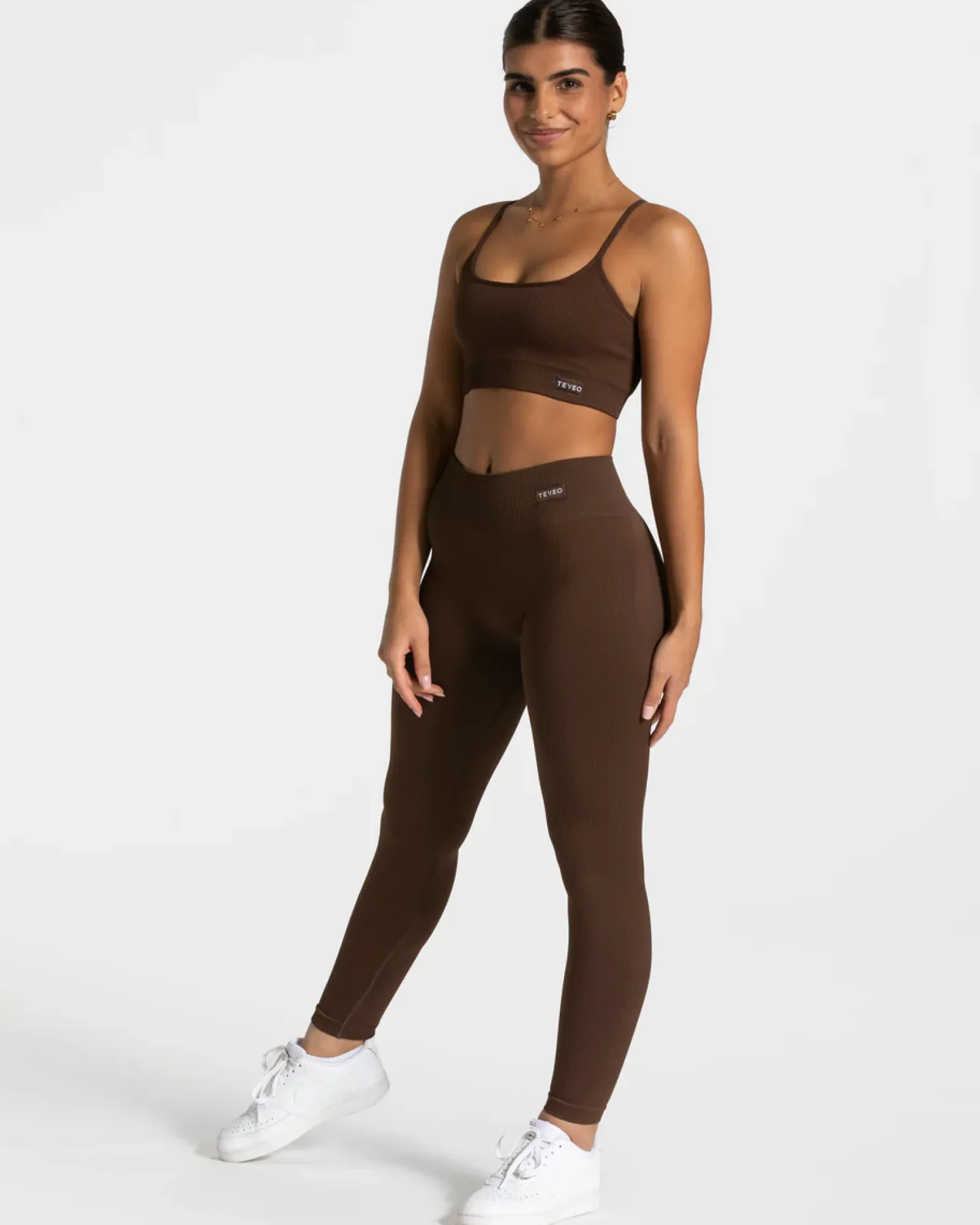 TEVEO Elegant Scrunch Leggings " ">Frau Leggings & Hosen