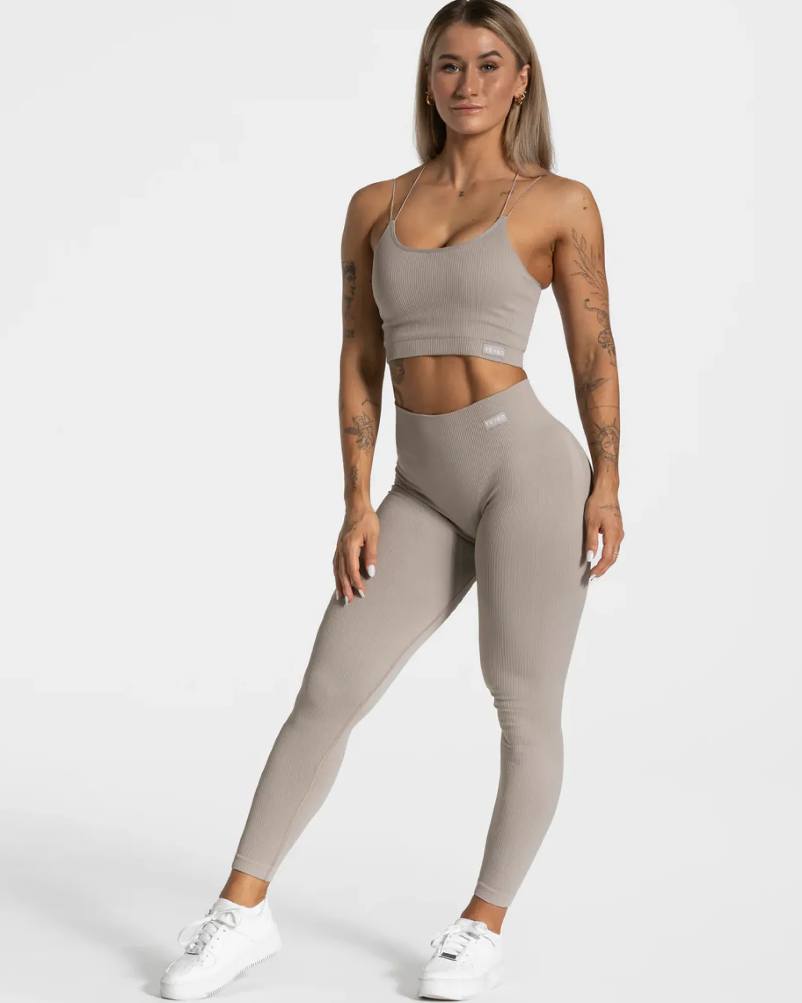 TEVEO Elegant Scrunch Leggings " ">Frau Leggings & Hosen