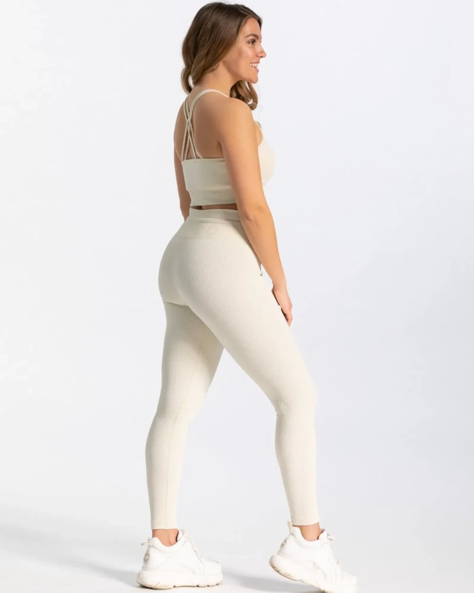 TEVEO Ribbed Leggings " ">Frau Leggings & Hosen