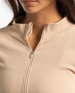 TEVEO Ribbed Zip Jacke 