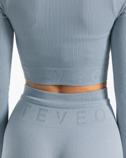 TEVEO Ribbed Zip Jacke 