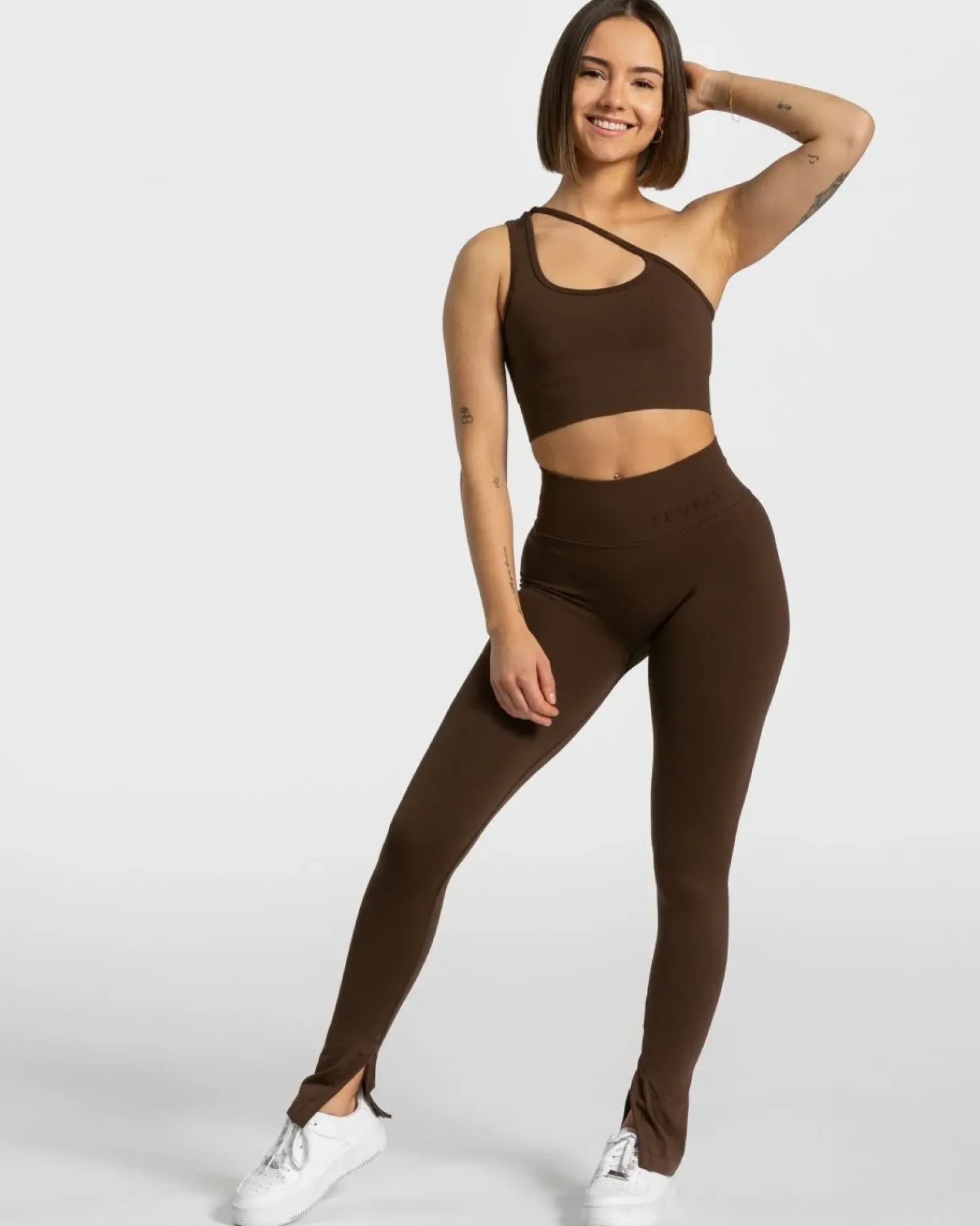 TEVEO Sassy One Shoulder Bh " ">Frau Sport Bhs