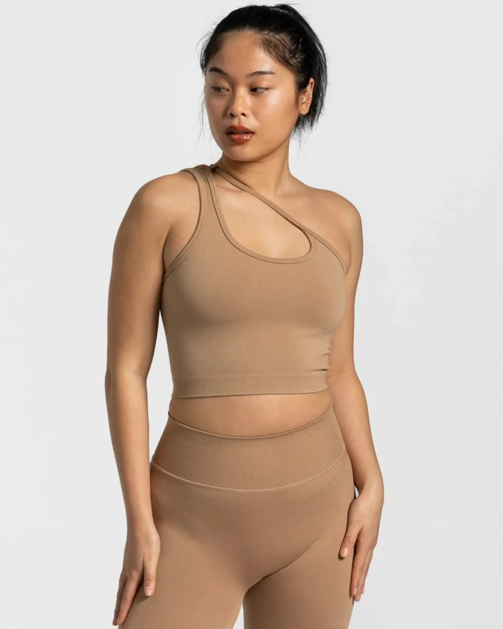 TEVEO Sassy One Shoulder Top " ">Frau Tops