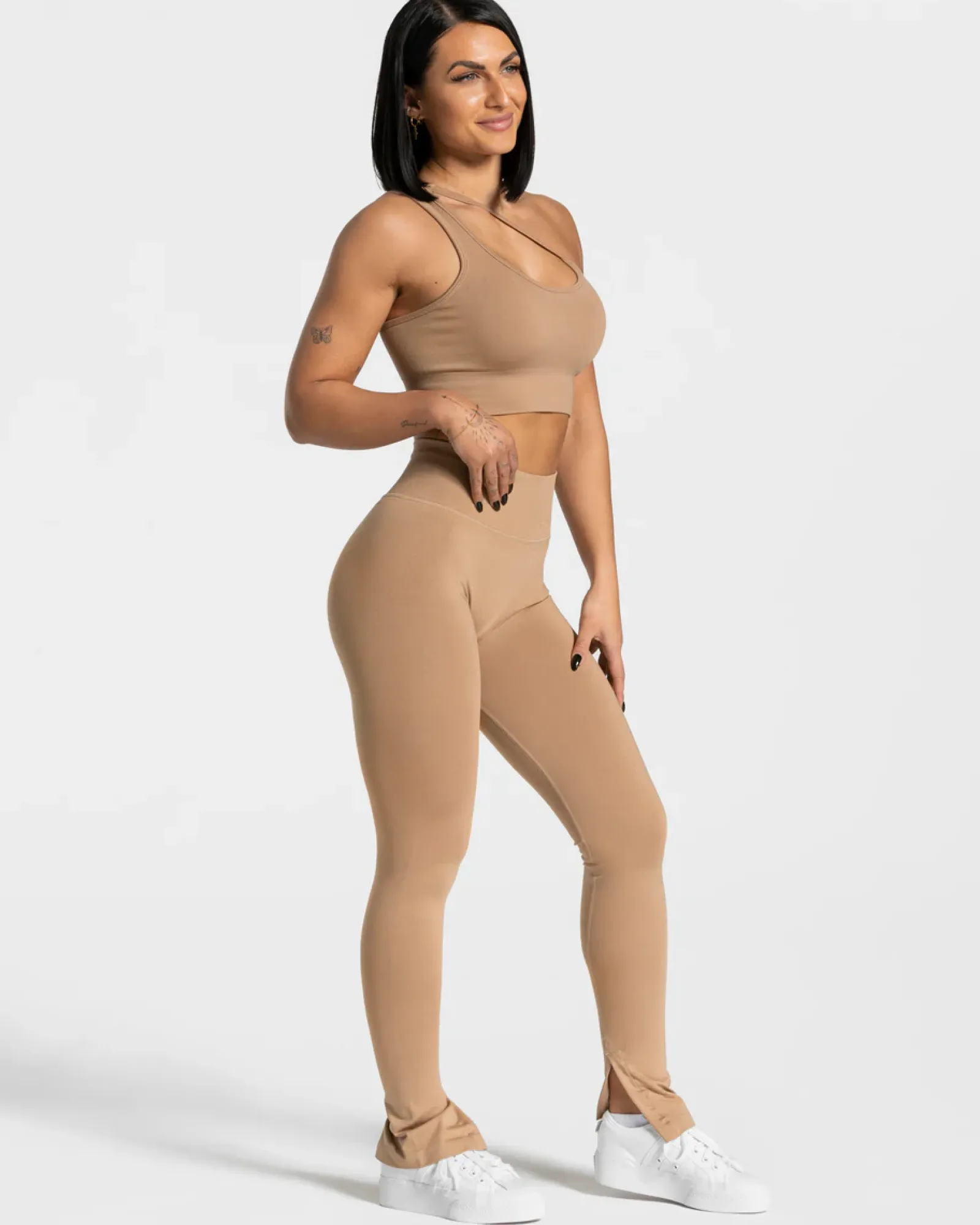 TEVEO Sassy Slit Leggings " ">Frau Leggings & Hosen