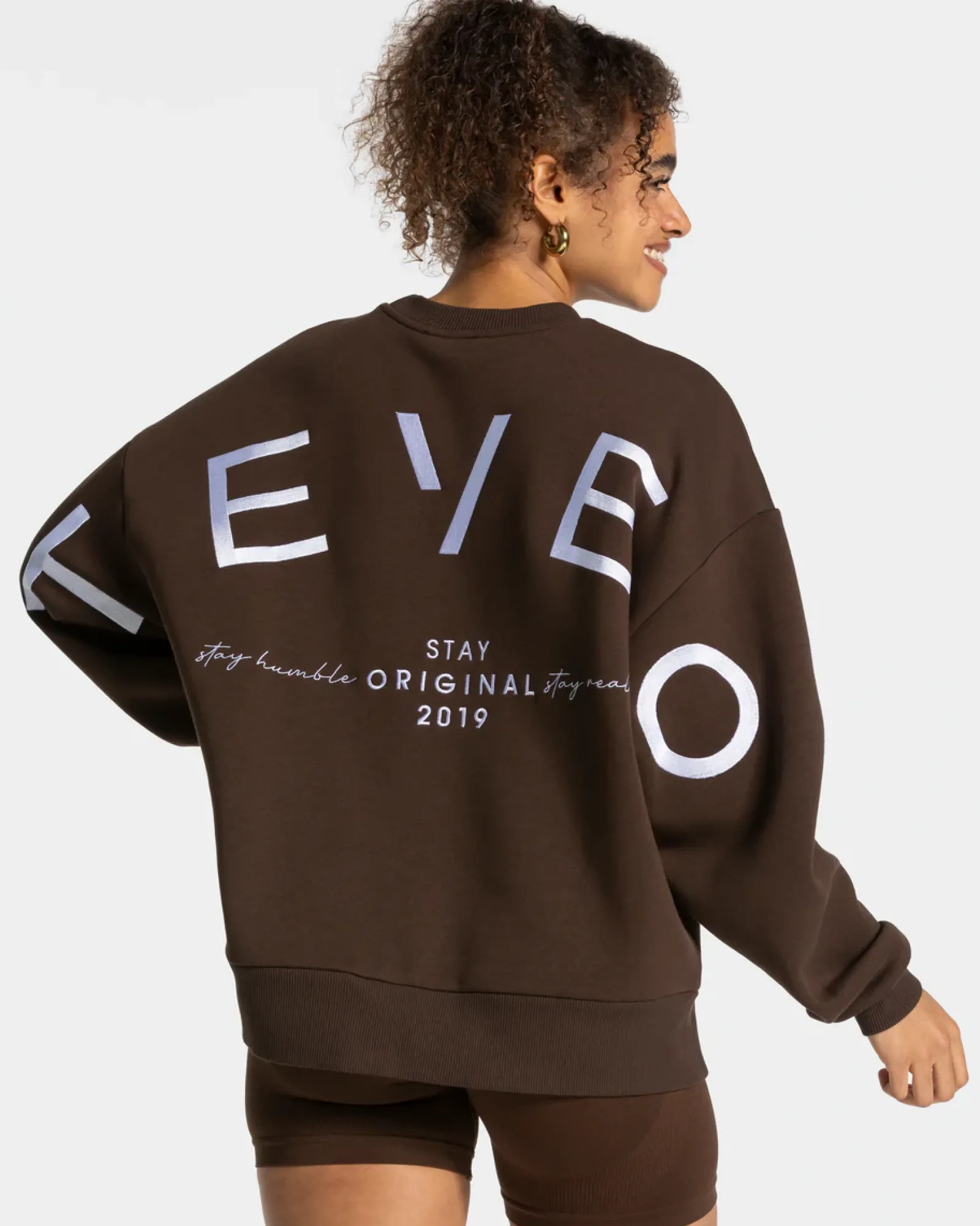 TEVEO Signature Oversized Sweater " ">Frau Hoodies & Jacken