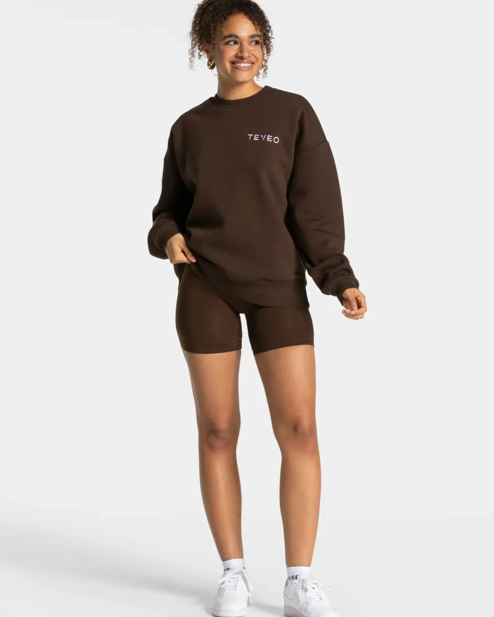 TEVEO Signature Oversized Sweater " ">Frau Hoodies & Jacken