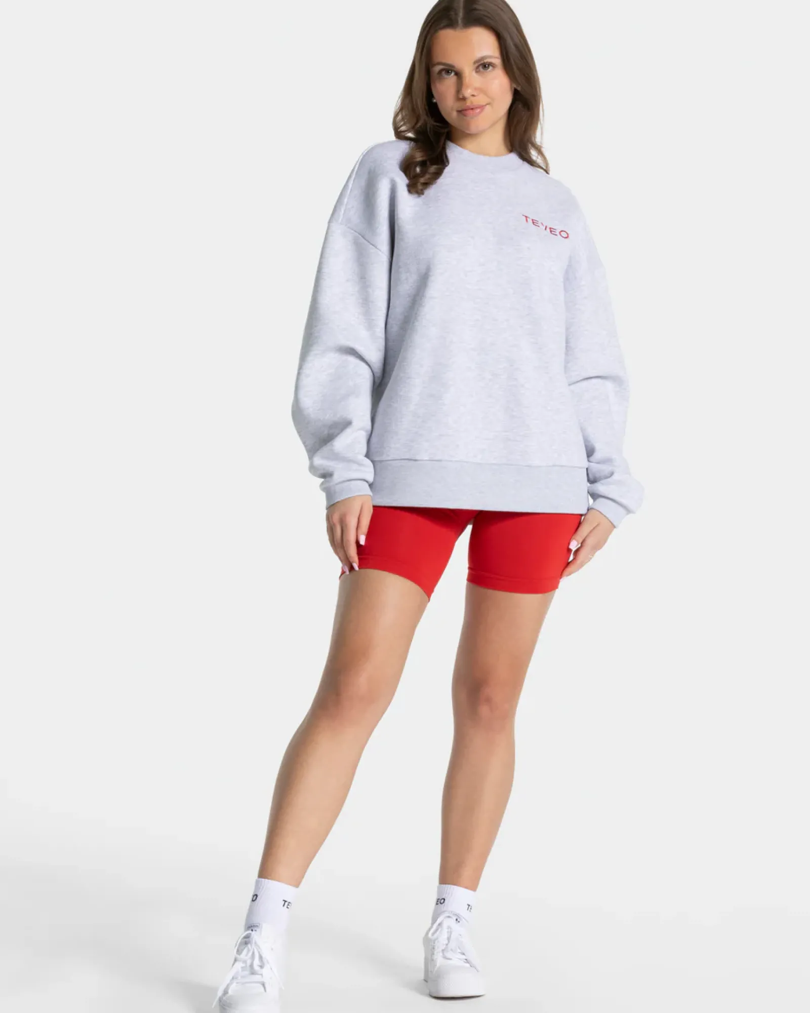 TEVEO Signature Oversized Sweater " ">Frau Hoodies & Jacken