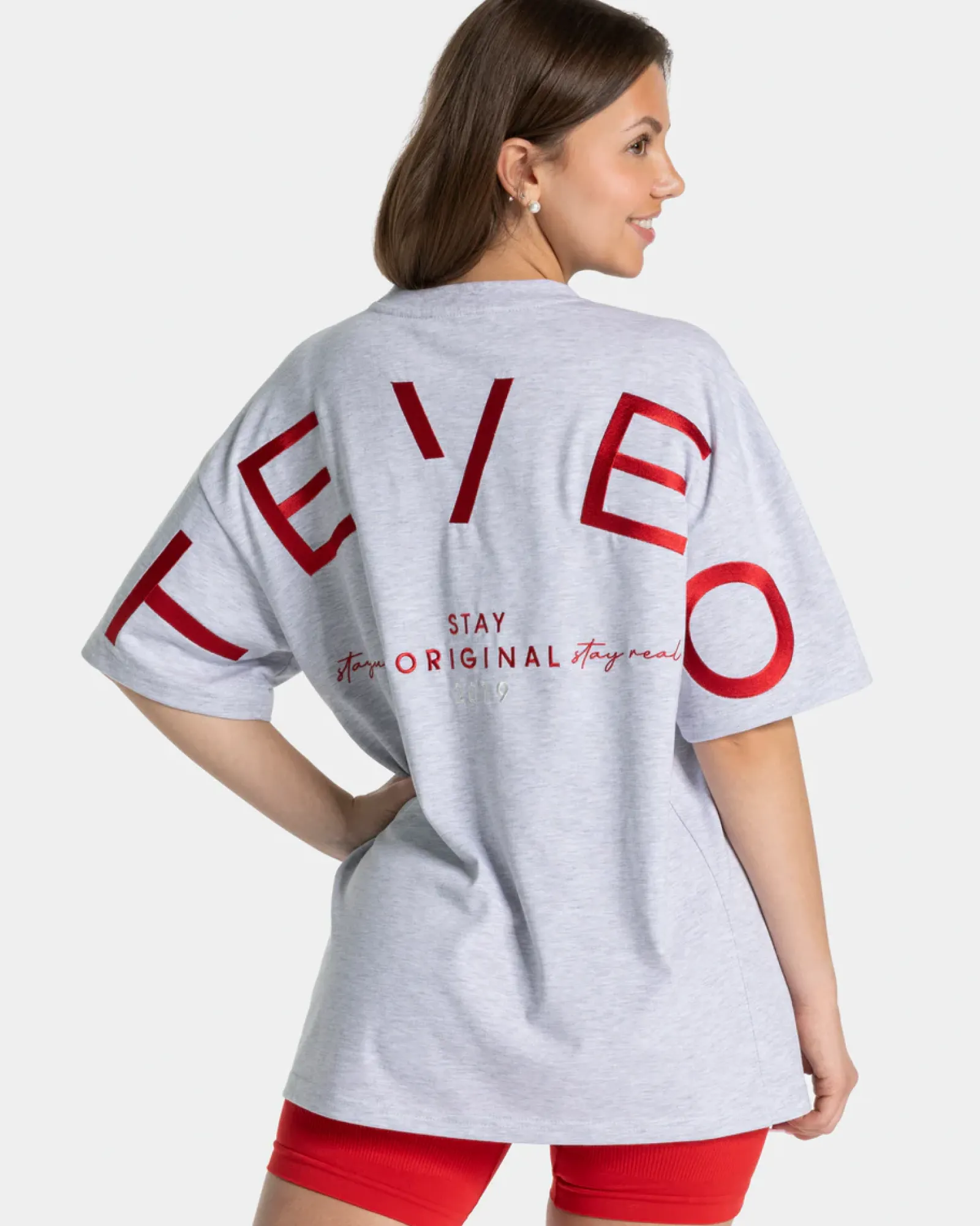 TEVEO Signature Oversized T-Shirt " ">Frau T-Shirts