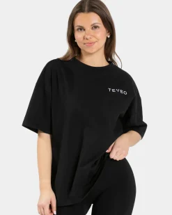 TEVEO Signature Oversized T-Shirt " ">Frau T-Shirts