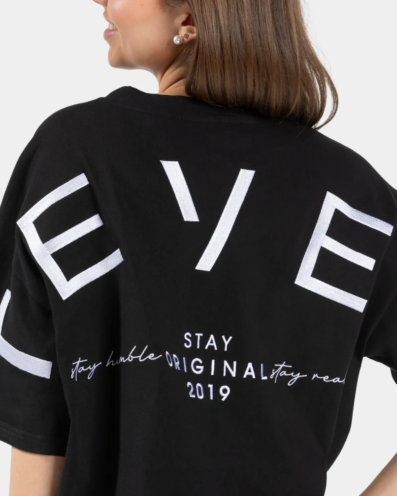 TEVEO Signature Oversized T-Shirt " ">Frau T-Shirts