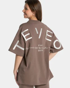 TEVEO Signature Oversized T-Shirt " ">Frau T-Shirts
