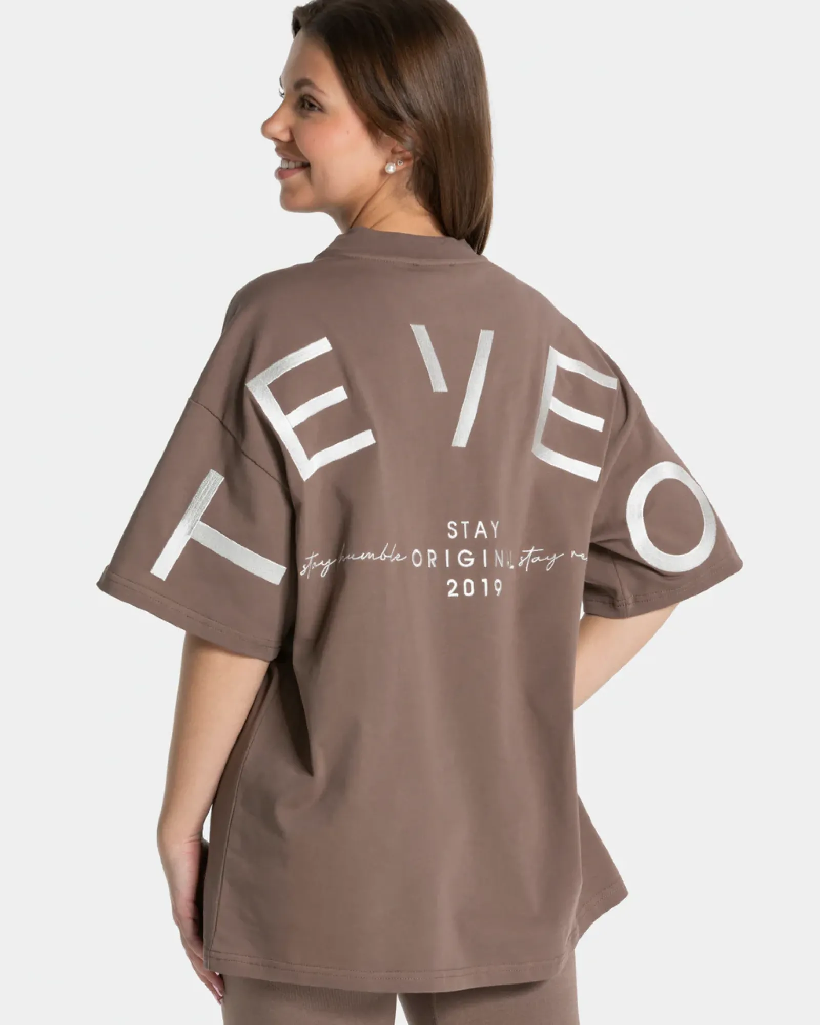 TEVEO Signature Oversized T-Shirt " ">Frau T-Shirts