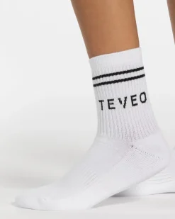 TEVEO Crew Socken (2Er) "Weis">Frau Socken & Unterwasche